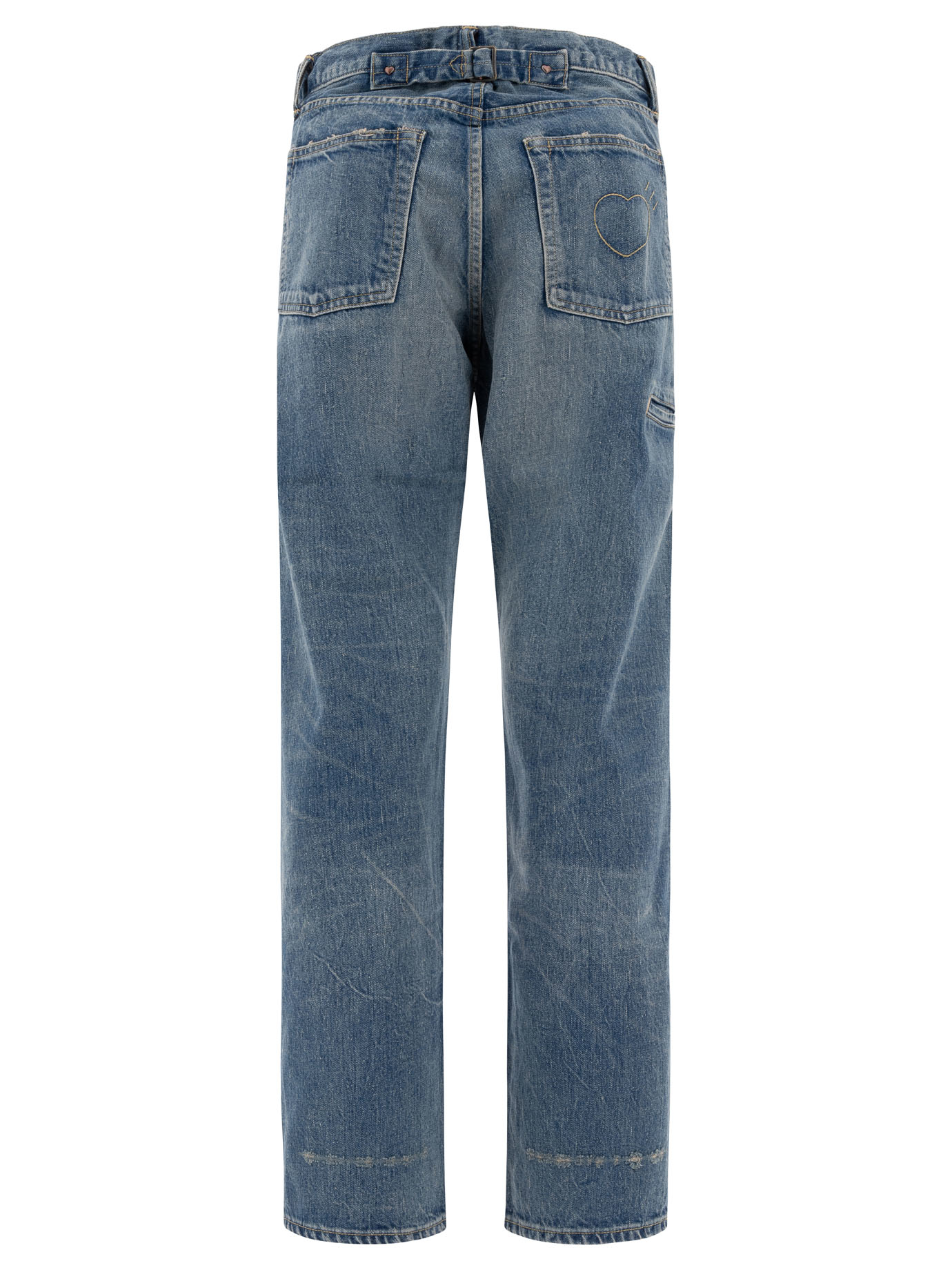 HUMAN MADE Blue Straight leg jeans